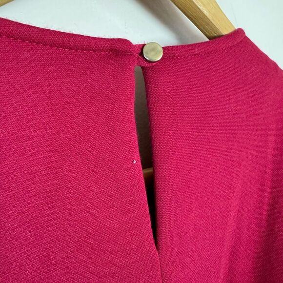 CLEARANCE! Cranberry Vintage L/S Belted Faux Wrap Dress NWT - Picture 7 of 8